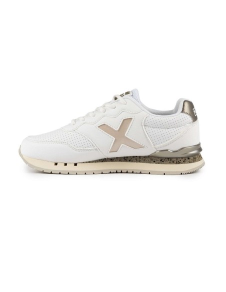 Zapatillas Casual Mujer Munich BE-4118 Blanco Comodas-4150247