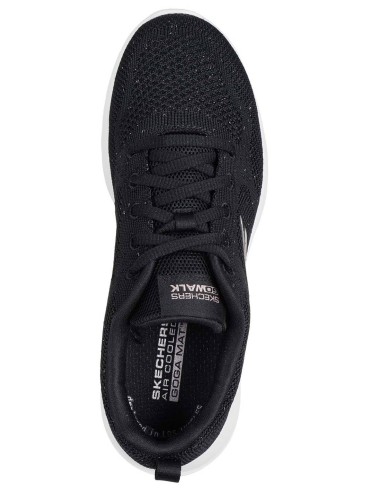 Zapatillas Deportivas Mujer Skechers Go Walk Joy Violet Negro Comodas-124640/BKRG