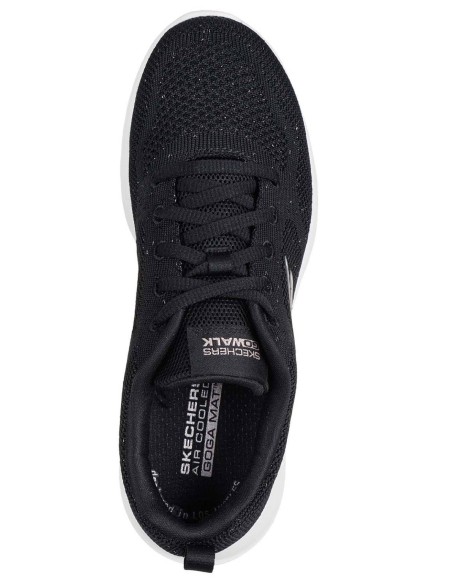 Zapatillas Deportivas Mujer Skechers Go Walk Joy Violet Negro Comodas-124640/BKRG