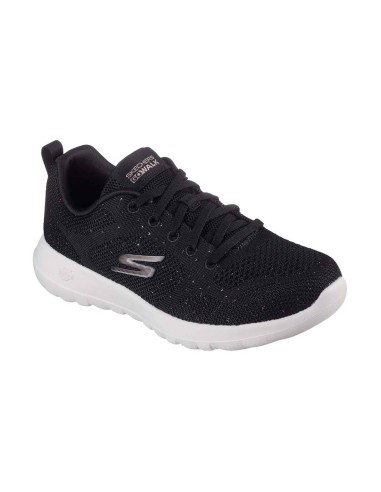 Zapatillas Deportivas Mujer Skechers Go Walk Joy Violet Negro Comodas-124640/BKRG