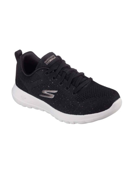 Zapatillas Deportivas Mujer Skechers Go Walk Joy Violet Negro Comodas-124640/BKRG