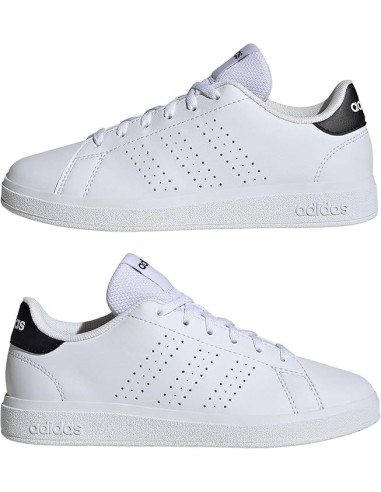 Zapatilla Clásica Adidas Color blanco y detalle azul