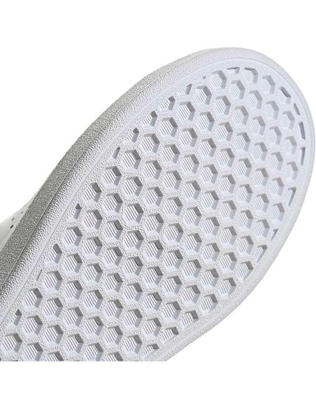 Zapatilla Clásica Adidas Color blanco y detalle azul