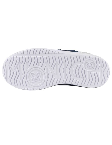 Zapatillas Casual Infantil Munich Mini Balloo 05 Blanco Azul Ligeras-8893005