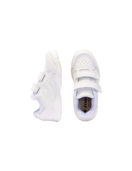 Zapatillas Deportivas Niños Joma School JR 2102 Blanco Resistentes-WSCHOW2102V