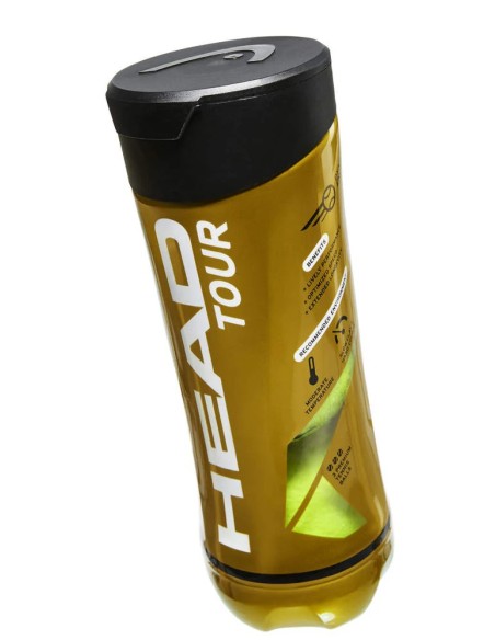Pelotas Tenis Head Tour - bote de 3 pelotas