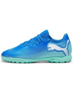 Puma Unisex Youth Future 7 Play IT JR Soccer Shoe - zapatillas fútbol sala niño multicolor 2