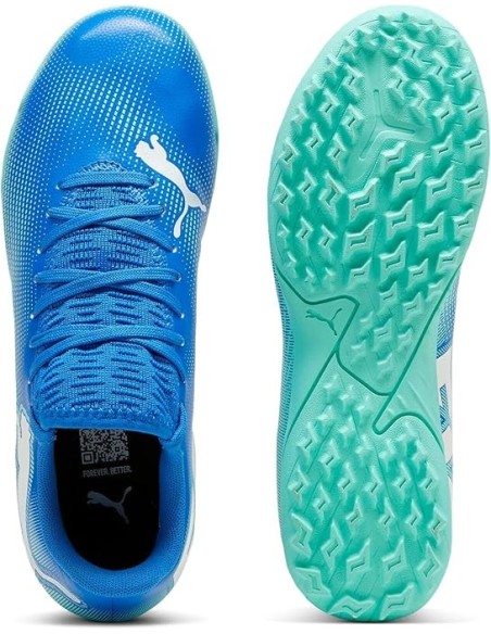 Puma Unisex Youth Future 7 Play IT JR Soccer Shoe - zapatillas fútbol sala niño multicolor