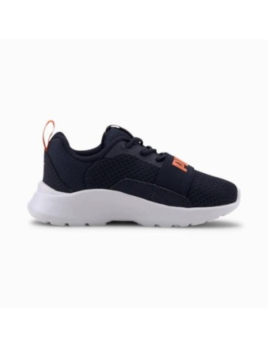 Puma Wired AC Inf - zapatillas casual niño rojo
