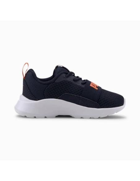 Puma Wired AC Inf - zapatillas casual niño rojo