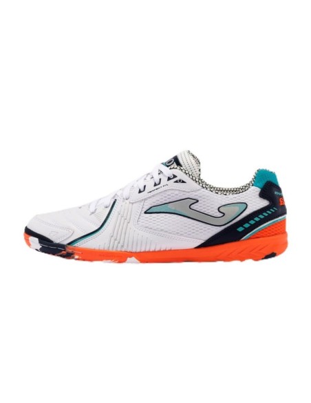 Joma Dribling 2432 White Orange Indoor Sala | fútbol sala unisex
