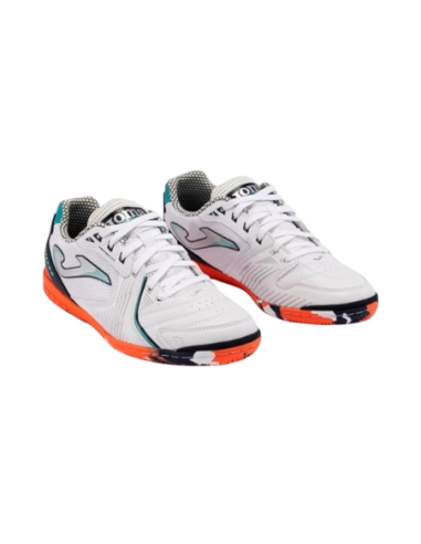 Joma Dribling 2432 White Orange Indoor Sala | fútbol sala unisex