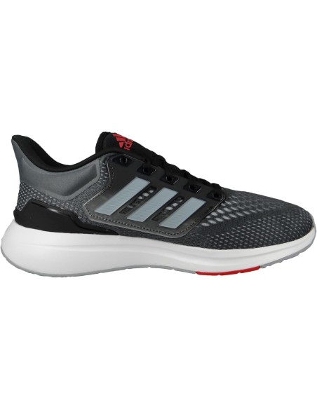 Adidas GY2192 EQ21 RUN Adult Grey Six/halo Silver/vivid Red | running