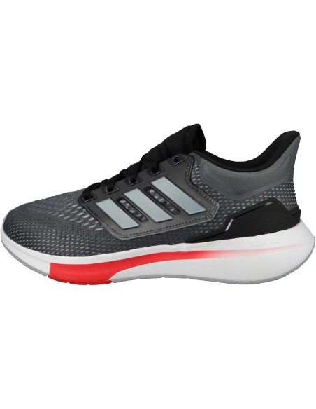 Adidas GY2192 EQ21 RUN Adult Grey Six/halo Silver/vivid Red | running