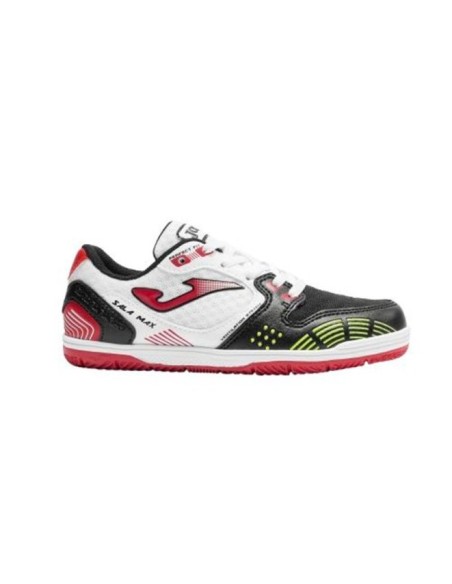 Joma Sala MAX JR 2602 White Black Indoor | fútbol sala niño