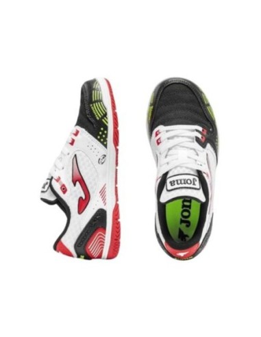 Joma Sala MAX JR 2602 White Black Indoor | fútbol sala niño