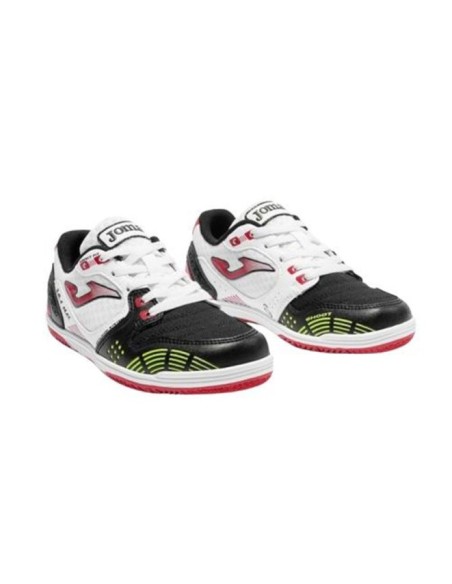 Joma Sala MAX JR 2602 White Black Indoor | fútbol sala niño