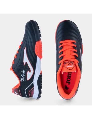 Joma Toledo JR 2601 Black Turf | fútbol turf niño