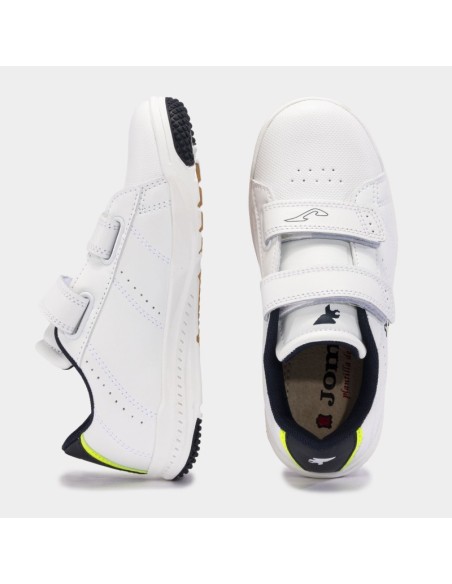 Joma W.play JR 2452 Blanco Lima | zapatillas deportivas niño