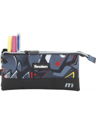 PORTATODO 3 BOLSILLOS NEW PLUS | Estuche Escolar