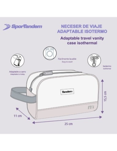NECESER VIAJE ADAPTABLE ISOTERMO C/AC | Neceser Viaje