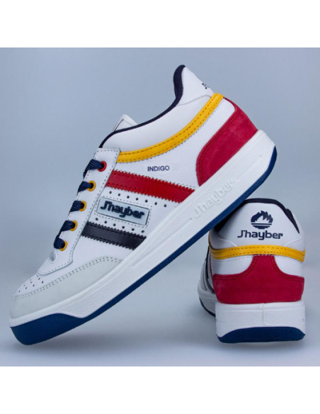 Zapatillas J'Hayber | J'Hayber Indigo Blancas y Rojas Hombre